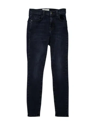 Pre-owned Current Elliott Mid-rise Skinny Leg Jeans In Blue