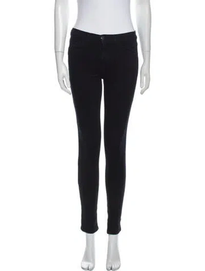 Pre-owned Current Elliott Mid-rise Skinny Leg Jeans In Blue