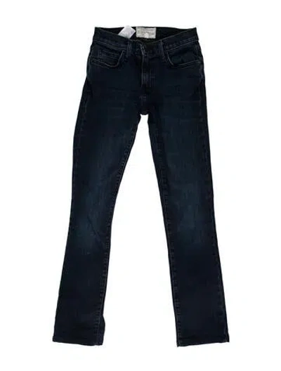 Pre-owned Current Elliott Mid-rise Skinny Leg Jeans In Blue