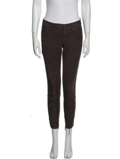 Pre-owned Current Elliott Mid-rise Skinny Leg Jeans In Gray