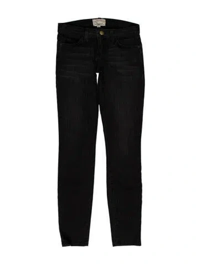 Pre-owned Current Elliott Mid-rise Skinny Leg Jeans In Gray