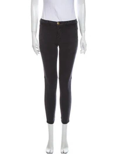 Pre-owned Current Elliott Mid-rise Skinny Leg Jeans In Gray
