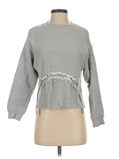 Pre-owned Current Elliott Pullover Sweater In Gray