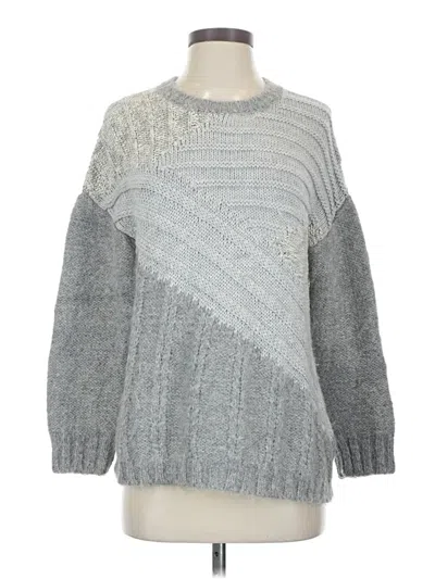 Pre-owned Current Elliott Pullover Sweater In Gray