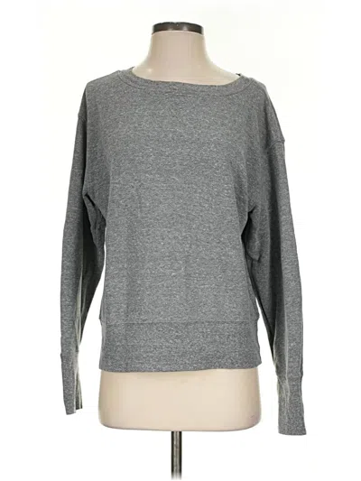 Pre-owned Current Elliott Pullover Sweater In Gray
