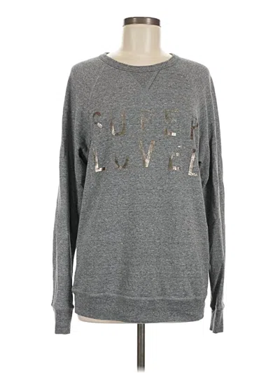 Pre-owned Current Elliott Pullover Sweater In Gray