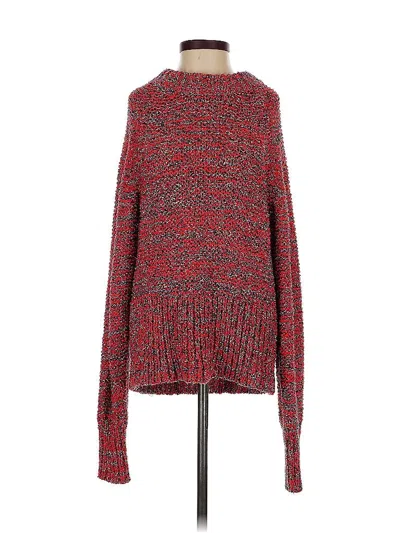 Pre-owned Current Elliott Pullover Sweater In Red