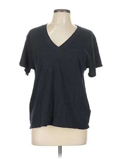 Pre-owned Current Elliott Short Sleeve T-shirt In Gray