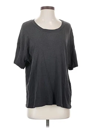 Pre-owned Current Elliott Short Sleeve T-shirt In Gray