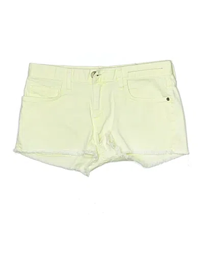 Pre-owned Current Elliott Shorts In Yellow