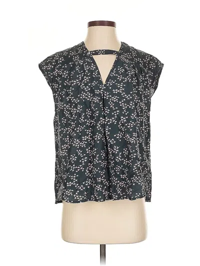 Pre-owned Current Elliott Sleeveless Blouse In Black