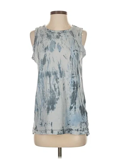 Pre-owned Current Elliott Sleeveless Blouse In Blue