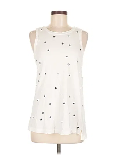 Pre-owned Current Elliott Sleeveless T-shirt In White