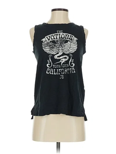 Pre-owned Current Elliott Sleeveless T-shirt In Black