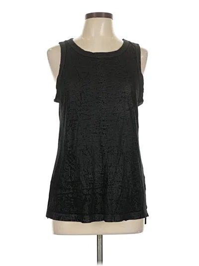 Pre-owned Current Elliott Sleeveless T-shirt In Black