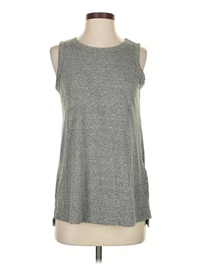 Pre-owned Current Elliott Sleeveless T-shirt In Gray