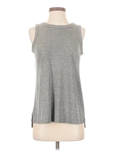 Pre-owned Current Elliott Sleeveless T-shirt In Gray