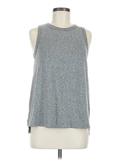 Pre-owned Current Elliott Sleeveless T-shirt In Gray