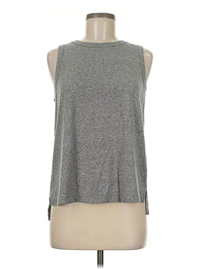 Pre-owned Current Elliott Sleeveless T-shirt In Gray