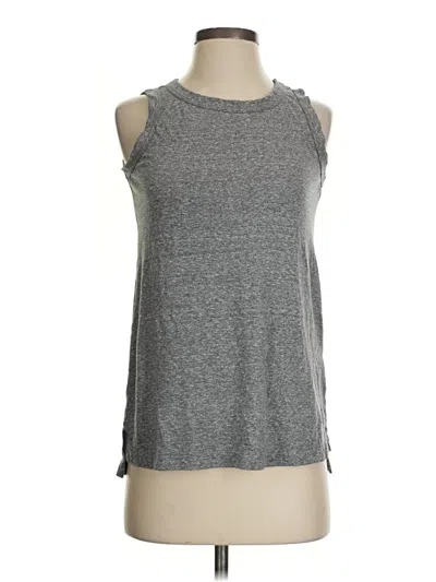 Pre-owned Current Elliott Sleeveless T-shirt In Gray