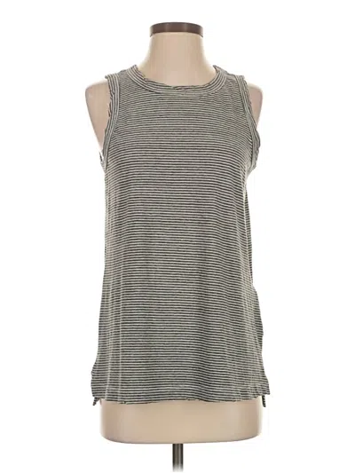 Pre-owned Current Elliott Sleeveless T-shirt In Gray