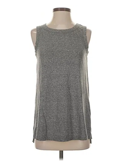Pre-owned Current Elliott Sleeveless T-shirt In Gray