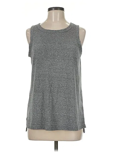 Pre-owned Current Elliott Sleeveless T-shirt In Gray