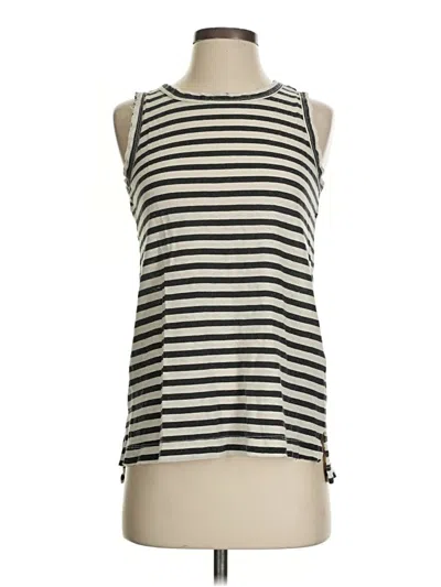 Pre-owned Current Elliott Sleeveless T-shirt In Ivory