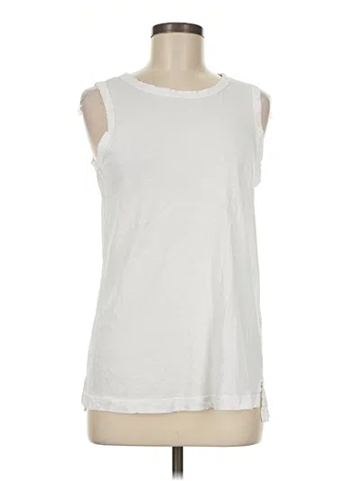 Pre-owned Current Elliott Sleeveless T-shirt In Ivory