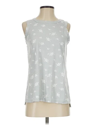 Pre-owned Current Elliott Sleeveless T-shirt In Silver