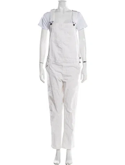 Pre-owned Current Elliott Square Neckline Overalls In Multi