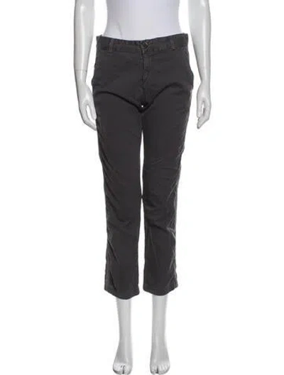Pre-owned Current Elliott Straight Leg Pants In Gray