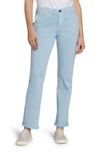 Current Elliott The Captain Stretch Cotton Pants In French Enamel