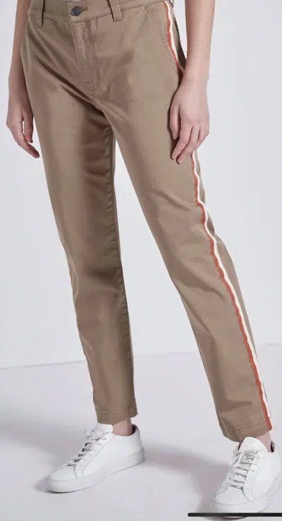 Current Elliott The Side Stripe Confidant In Beechwood In Beige