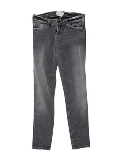 Pre-owned Current Elliott The Skinny Skinny Leg Jeans In Gray