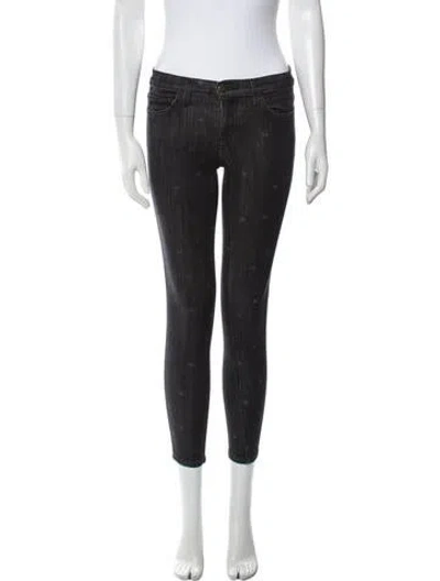Pre-owned Current Elliott The Stiletto Skinny Leg Jeans In Black