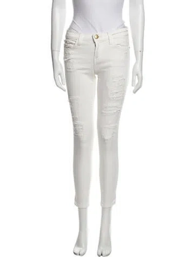 Pre-owned Current Elliott The Stiletto Skinny Leg Jeans In Neutral