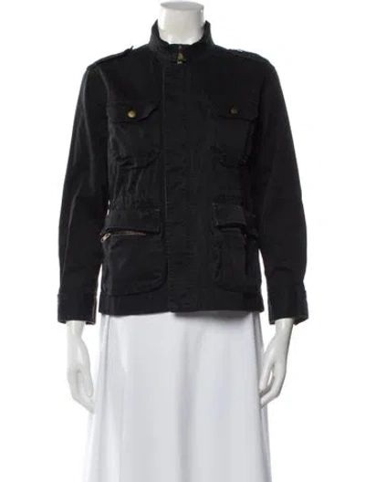 Pre-owned Current Elliott Utility Jacket In Gray