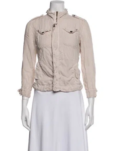 Pre-owned Current Elliott Utility Jacket In Neutrals