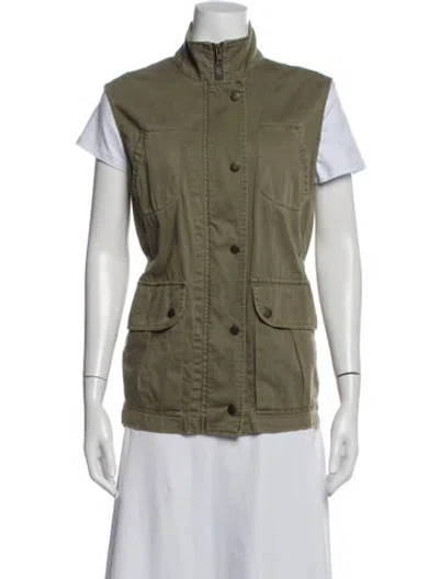 Pre-owned Current Elliott Vest In Green