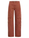 Current Elliott Women's The Commodore Cargo Pants In Cappuccino
