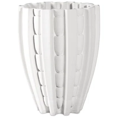 Currey & Company 10" Fluted Small Vase