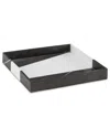 Currey & Company 10.5in Sena Marble Tray In Black