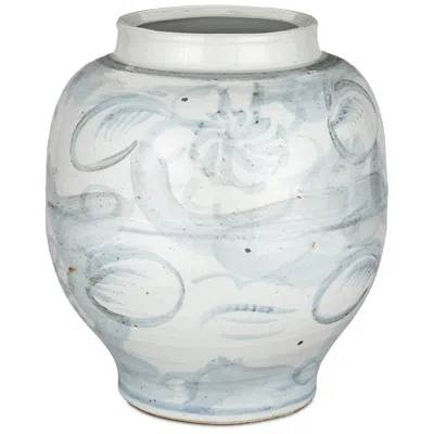 Currey & Company 13.25" Ming-style Countryside Preserve Pot