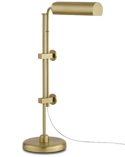 Currey & Company 23in Gold Satire Led Table Lamp