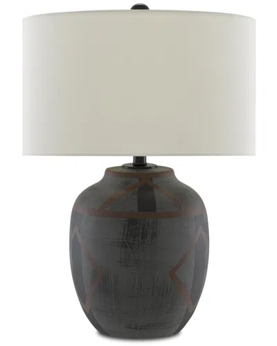 Currey & Company 24.25in Juste Table Lamp In White