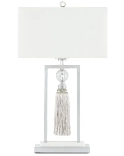 Currey & Company 27.5in Vitale Table Lamp In White