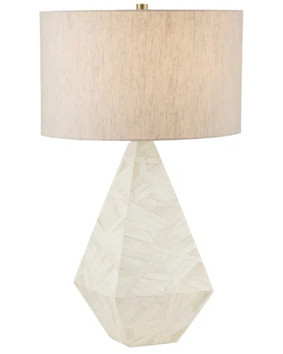 Currey & Company 29in Elysium White Bone Table Lamp