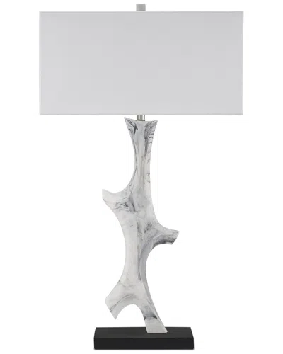 Currey & Company 34.75in Devant Table Lamp In White