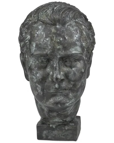 Currey & Company 5.5in Mysterious Man Bust In Green